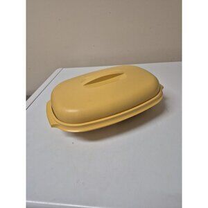 Vintage Tupperware Vegetable Rice Microwave Steamer/Cooker 3-Piece 1273-4 Gold